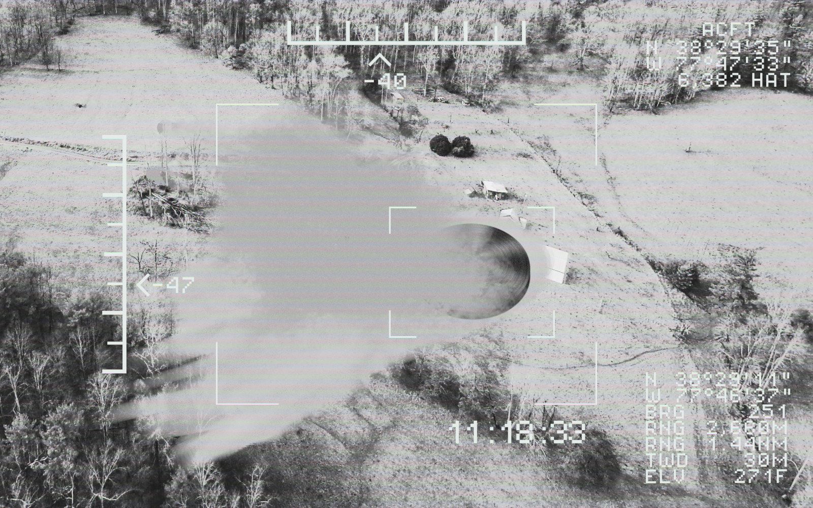 UFO landing surveillance image from The Zeta Directive